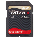 SanDisk 1GB Ultra II Secure Digital Card