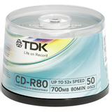TDK 52x CD-R Media