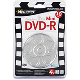 Memorex 4x Mini DVD-R Media