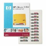 HP LTO-3 RW Bar Code Label Pack Tape Cartridge