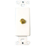 Cables To Go 1 Socket Decorative-Style Coax Insert