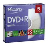 Memorex 16x DVD+R Media