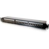 Cables To Go 24 port Cat5e Shielded High-Density Patch Panel