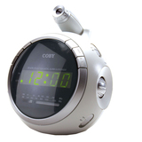 Coby Electronics Clock Radio With Built-In Projector