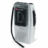Coby Electronics CX-R122 Microcassette Voice Recorder