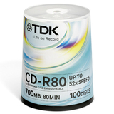 TDK 52x CD-R Media