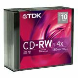 TDK 4x CD-RW Media