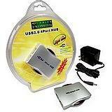 Cables Unlimited 4-Port Slim Style USB 2.0 Mini Hub