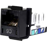 Hubbell Xcelerator HXJ6BK Cat.6 Jack