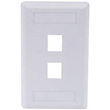 Hubbell IFP12W 2 Socket Faceplate Hubbell+IFP12W+2+Socket+Faceplate