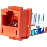Hubbell Xcelerator HXJ5EOR Cat.5e Keystone Jack