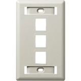 Hubbell 3-Socket IFP13OW Faceplate Hubbell+3-Socket+IFP13OW+Faceplate