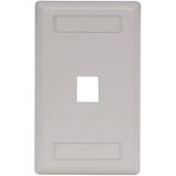 Hubbell 1-Socket IFP11OW Faceplate Hubbell+1-Socket+IFP11OW+Faceplate