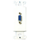 Cables To Go 1 Socket Decorative-Style Video Insert