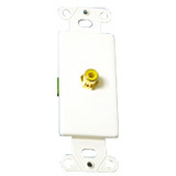 Cables To Go 1 Socket Decorative-Style RCA Insert