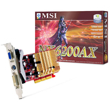 MSI NX6200AX-TD128LF Graphics Card