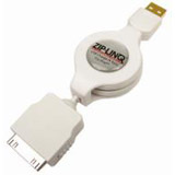 Cables Unlimited iPod USB Retractable Charge & DataSync Cable