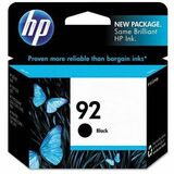 HP No. 92 Black Ink Cartridge
