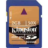Kingston 2GB Elite Pro Secure Digital Card - 50x