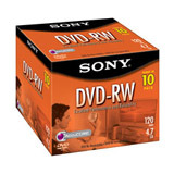Sony 4x DVD-RW Media