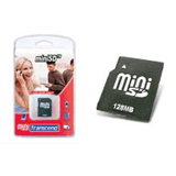 Transcend 128MB miniSD Memory Card