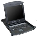 Aten Hideaway KL1116L 16-Port LCD Console KVM Switch