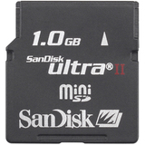 SanDisk 1GB Ultra II Mobile miniSD Card