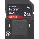 SanDisk 2GB Ultra II SD Plus Secure Digital Card