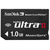 SanDisk 1GB Ultra II Mobile Memory Stick PRO Duo