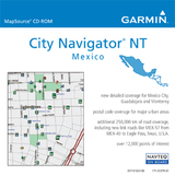 Garmin City Select, Mexico NT Digital Map Garmin City Select, Mexico NT Digital Map