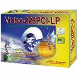 Jaton Video-228PCI-LP Graphics Card  Support low profile-Dual VGA-128MB