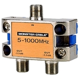 Monster Cable SS2RF Standard 2 Way RF Splitter For CATV Signals