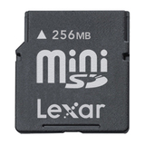 Lexar Media 256MB miniSD Card