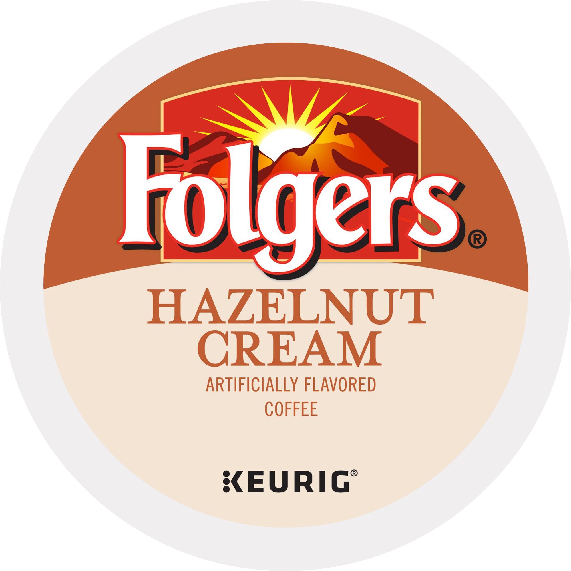 Folgers Gourmet Selections Hazelnut Cream Flavored Packs K-Cup - Compatible with Keurig Brewer - Regular - Hazelnut Creme - Medium - 24 / Carton