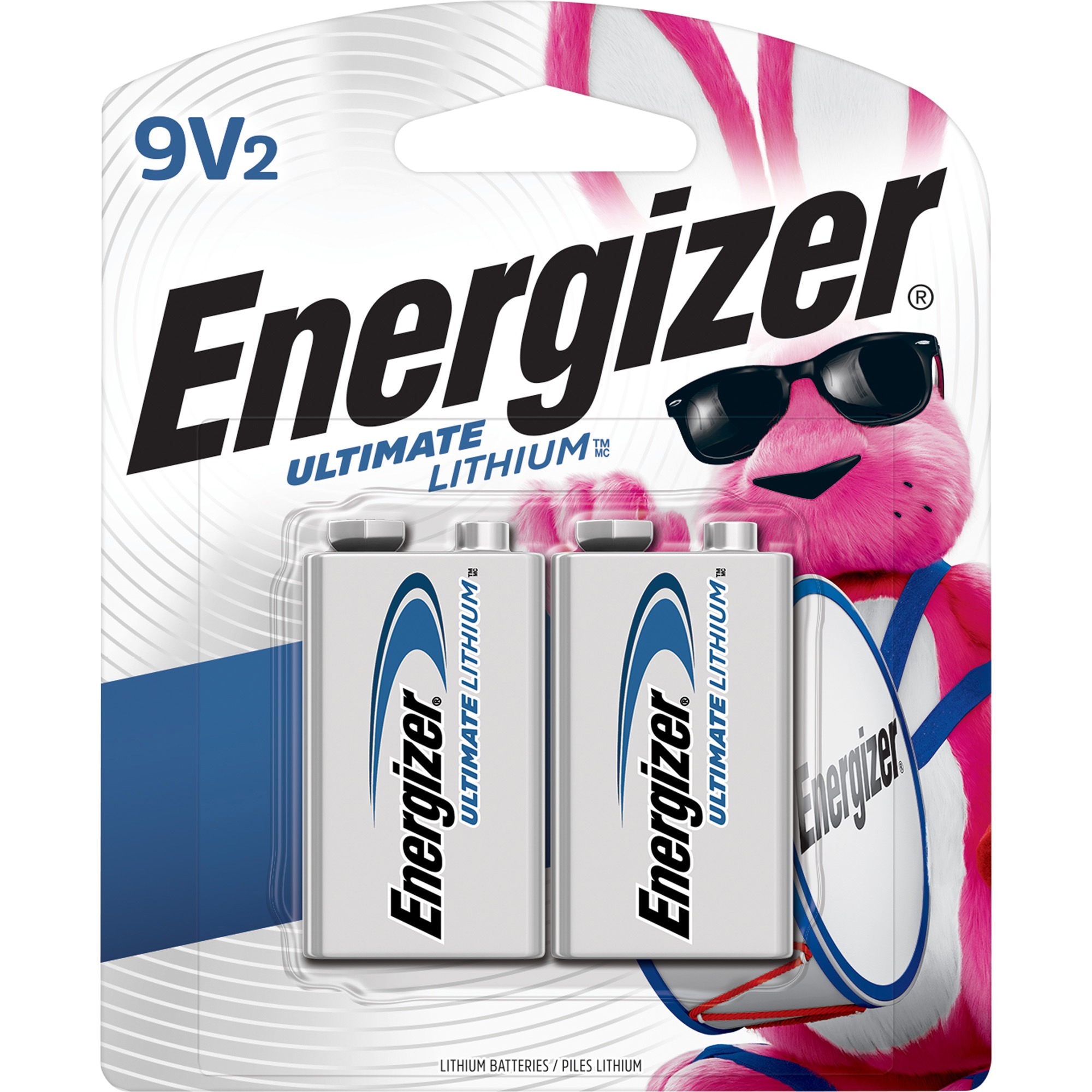 Energizer Ultimate Lithium 9V Battery EVEL522BP2