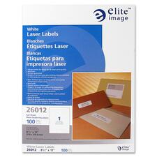 Elite Image White Mailing Laser Label