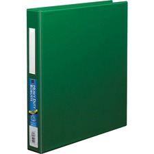 D-Ring EZD Binder, 1 Capacity, 8-1/2x11, Green D-Ring EZD Binder, 1 Capacity, 8-1/2x11, Green