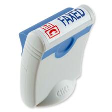 Pre-inked Stamp,2-Colour,Faxed,5/8x1-5/8,BE/RD Pre-inked Stamp,2-Colour,Faxed,5/8x1-5/8,BE/RD