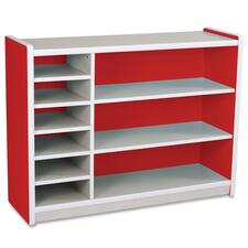 BLT34493 - Kids 3 Level Storage, 47-1/4"x15-/2"x35-1/2", Red