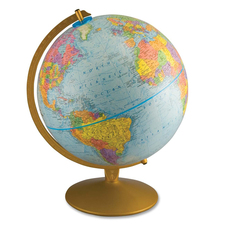 Advantus World Globe with Blue Oceans x 12" Diameter