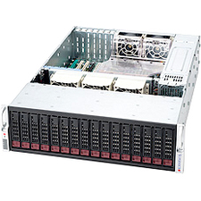 Supermicro SuperChassis SC936E26-R1200B Rackmount Enclosure - Rack-mountable - Black - 3U - 16 x Bay - 5 x Fan - 1.20 kW