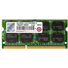 Transcend 8GB (1x8GB) DDR3 1600 MHz 1.5V Non-ECC Unbuffered SoDIMM Memory Module