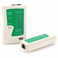 4XEM 4XEM Cable Tester For UTP/STP RJ45,RJ11/RJ12 and BNC - Twisted Pair, Coaxial