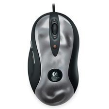 Gaming Optical Mouse, Programmable Buttons, 1800 dpi, Black