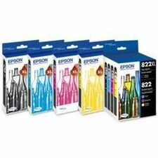 Epson+T822+Original+High+Yield+Inkjet+Ink+Cartridge+Yellow+Pack+T822XL420S