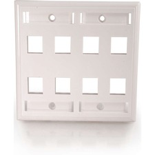 FACPLT,8SOCK,NETMLD,WHITE