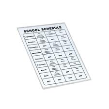 Esselte 43150 No Heat Laminating Film, 9'' x 12'', 50/BX, Clear, ESS43150, ESS 43150
