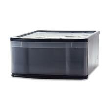Stacking Drawer, 7-1/4 Gallon, 15-3/4"x19-3/4"x8-1/8", Black