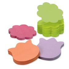 3M Post-it Flower Shaped Colored Note Pads