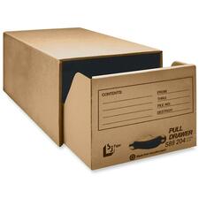 Storage Drawer Files, Lgl, 17-1/8"x25-1/2"x11-1/4", Brown
